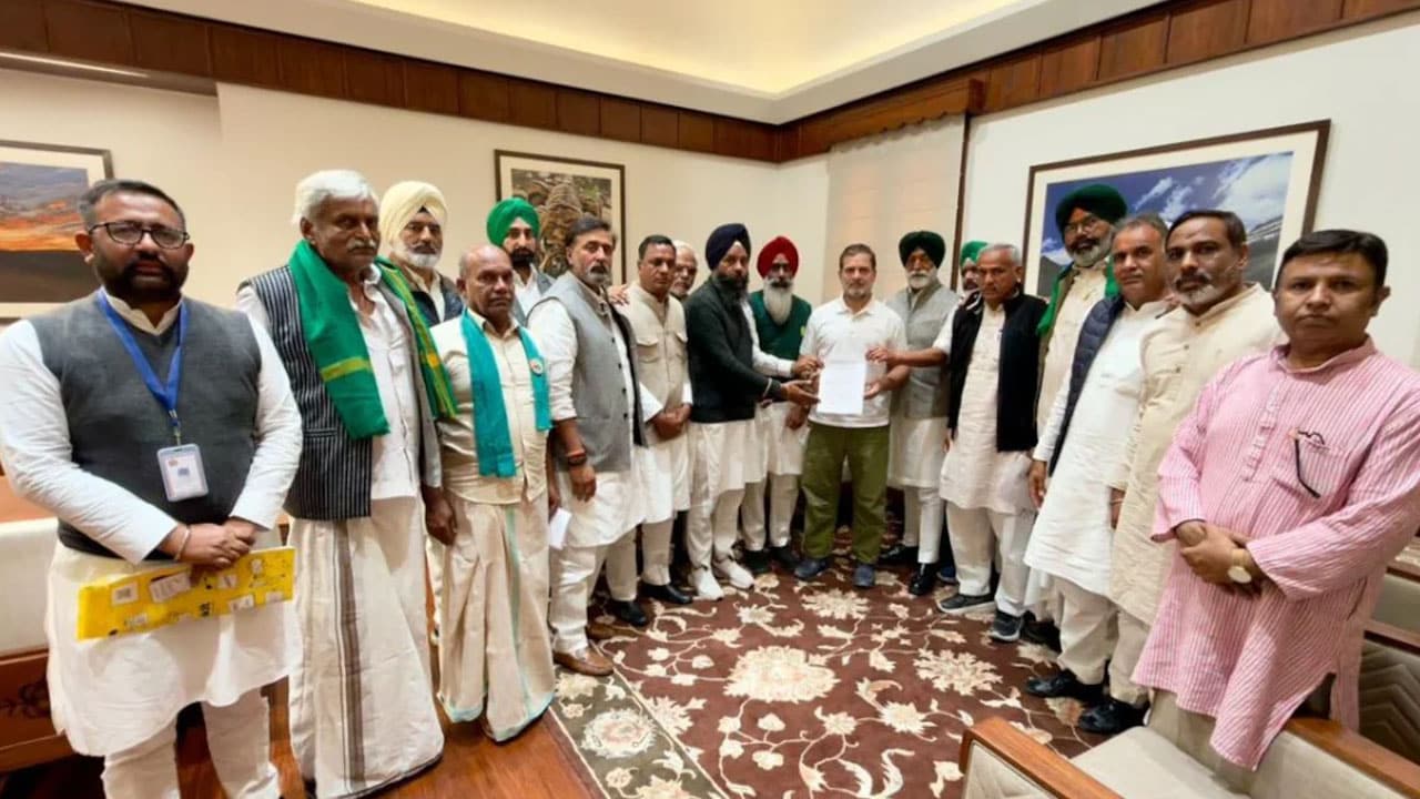 Rahul Gandhi Meets Farmers On India-US Deal. "Stage-Managed," Says BJP