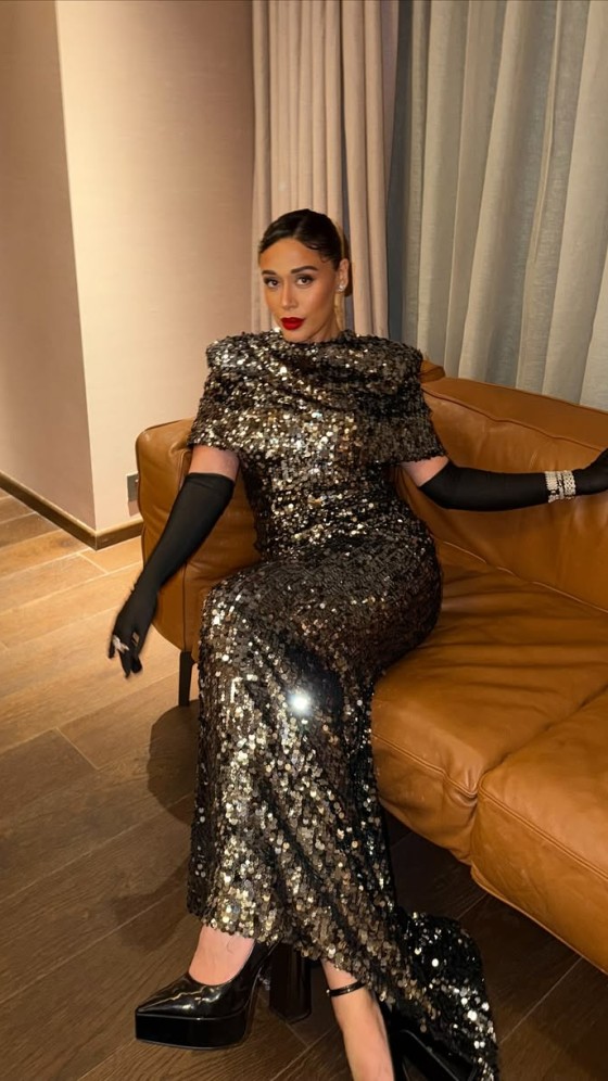 Krishna Shroff Serves Old‑Hollywood Glam