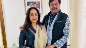 Shatrughan Sinha At Hema Malini's New Home, Dharmendra's Frame Touches Hearts
