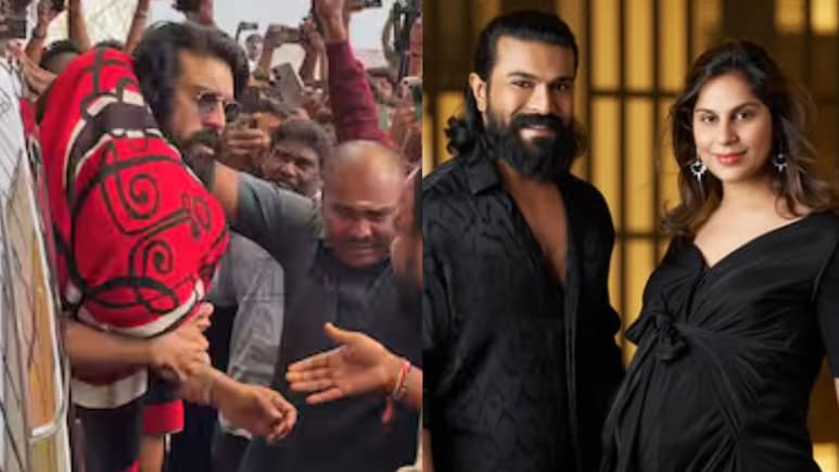 Ram Charan Mobbed By Fans Outside Hospital While Visiting Upasana And Twins With Daughter Klin Kaara, Watch
