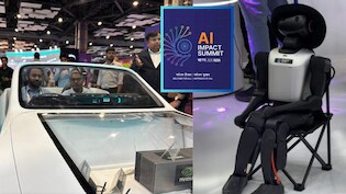 भारत मंडपम में AI का जलवा, रोबोट डॉग से लेकर...खुद से चलती कार को एक टक देखते रह गई दुनिया