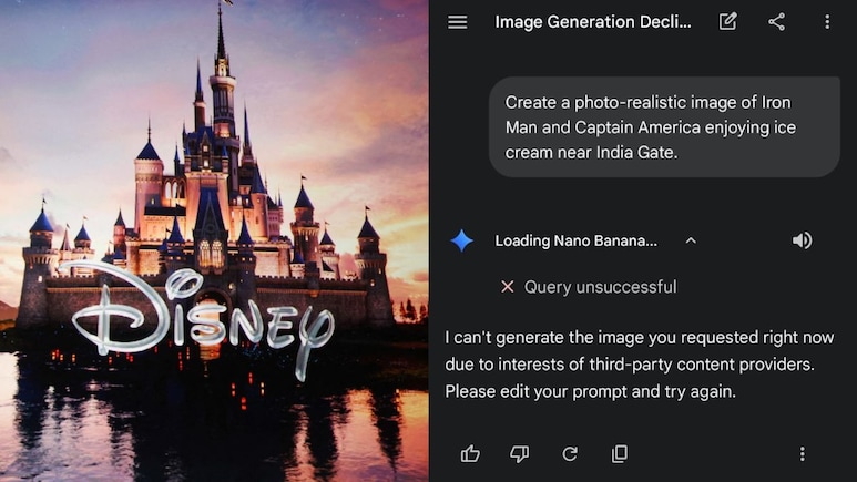 Google AI Tools Deny Disney Character Prompts Following Copyright Dispute