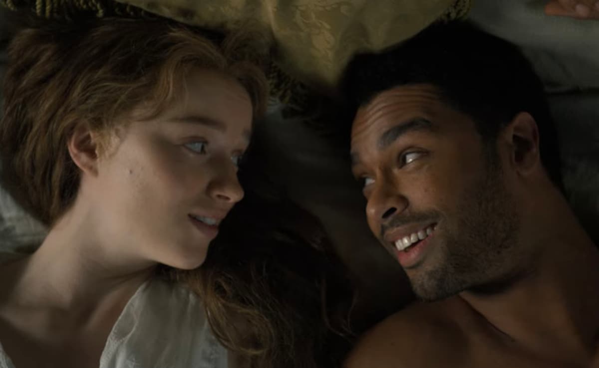 Daphne and Simon, lead couple of Bridgerton Season 1.