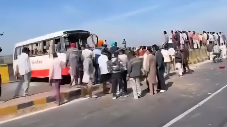 हनुमानगढ़ में दर्दनाक हादसा, आयोजन में जा रही बस पलटी... एक महिला की मौत, 32 यात्री घायल