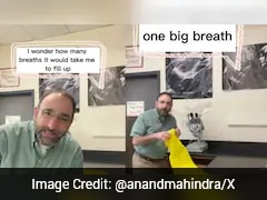 Anand Mahindra Praises Teacher For Inflating Long Bag With One Breath