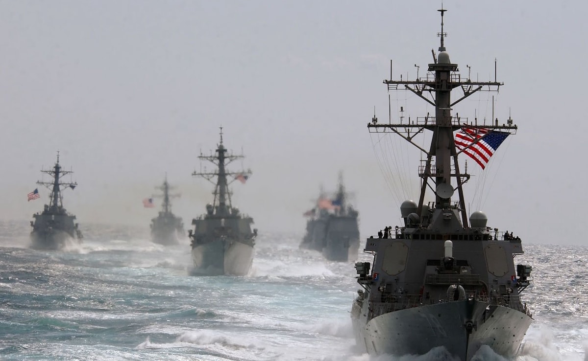 Two US Navy Ships Collide During Refuelling In Carribean, Two Injured