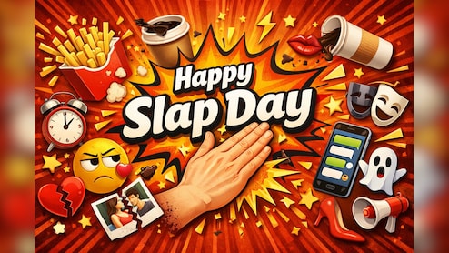 Happy Slap Day 2026: वैलेंटाइन वीक के बाद स्लैप डे को सेलीब्रेट करने के लिए दोस्तों को भेजें ये मैसेज