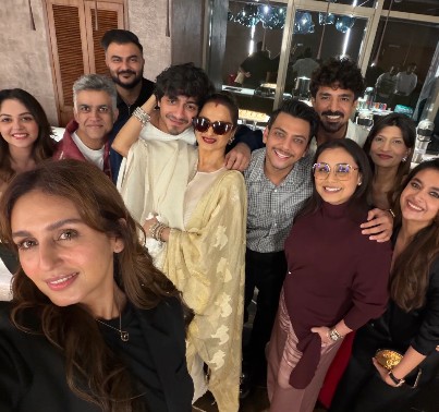 <i>Mardaani 3</i>: Rekha, Ahaan Panday, Aneet Padda And Others Celebrate Rani Mukerji's Latest Release