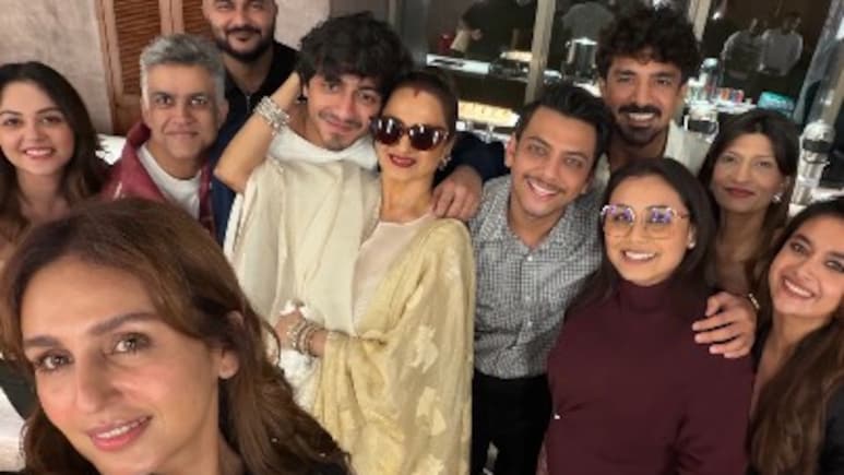 <i>Mardaani 3</i>: Rekha, Ahaan Panday, Aneet Padda And Others Celebrate Rani Mukerji's Latest Release