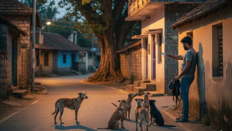 Dog Attack :रस्त्यावर कुत्र्यांनी घेरले तर काय करावे? डॉग एक्सपर्टच्या या टिप्स तुमचा जीव वाचवू शकतात ! VIDEO