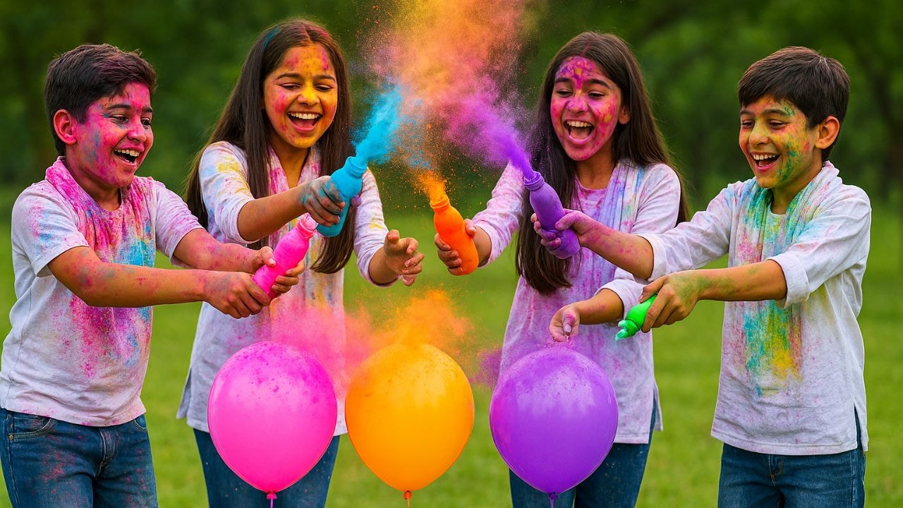 Color spray से लेकर Magic Balloons तक, बजट में इन चीज़ों को खरीद बनाएं अपने बच्चों की Holi को और भी मजेदार