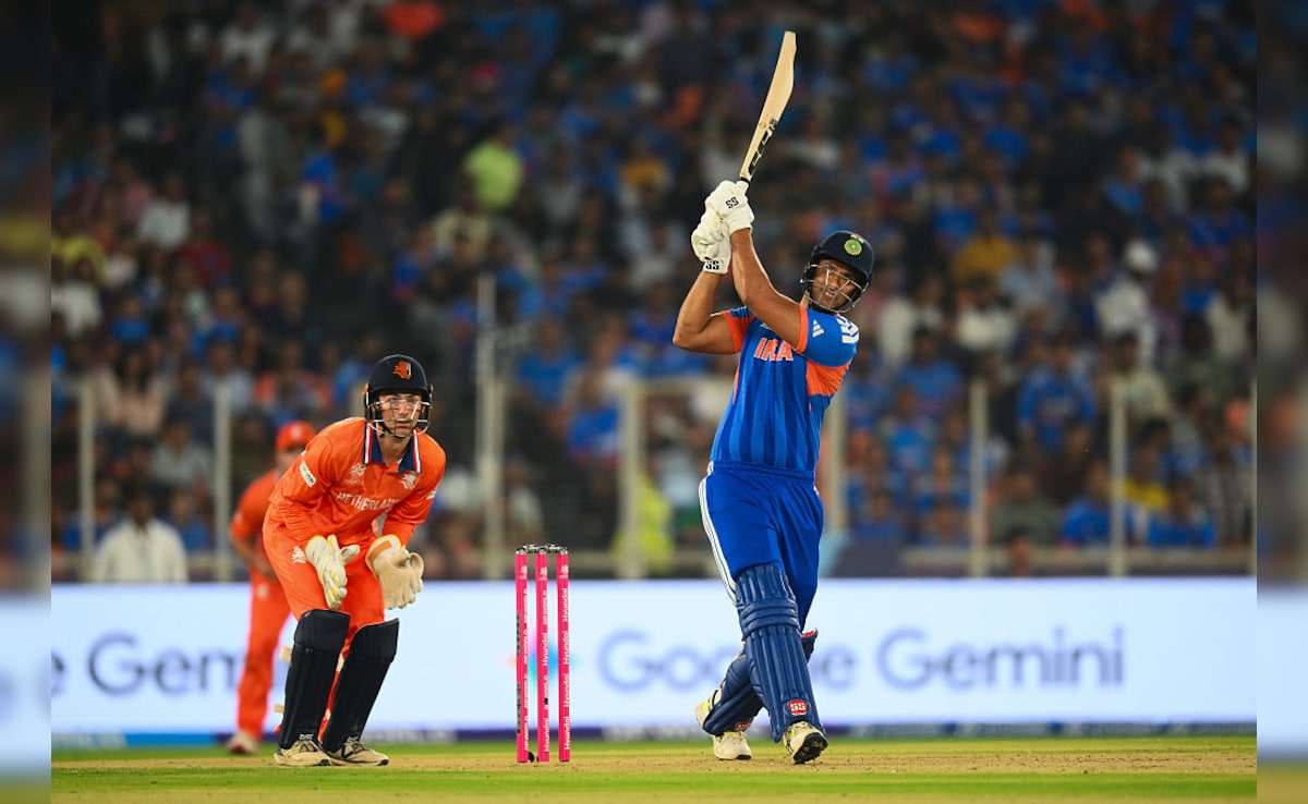 IND vs NED: 4 चौके, 6 छक्के, 212.90 का स्ट्राइक रेट...शिवम दुबे का आया तूफान, 25 गेंदों में ठोकी फिफ्टी