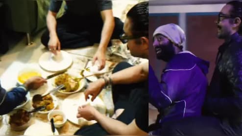 अरिजीत सिंह की सादगी का सबूत है ये वायरल वीडियो, आमिर खान को हाथों से परोसा खाना, जमीन पर बैठकर खाया खाना