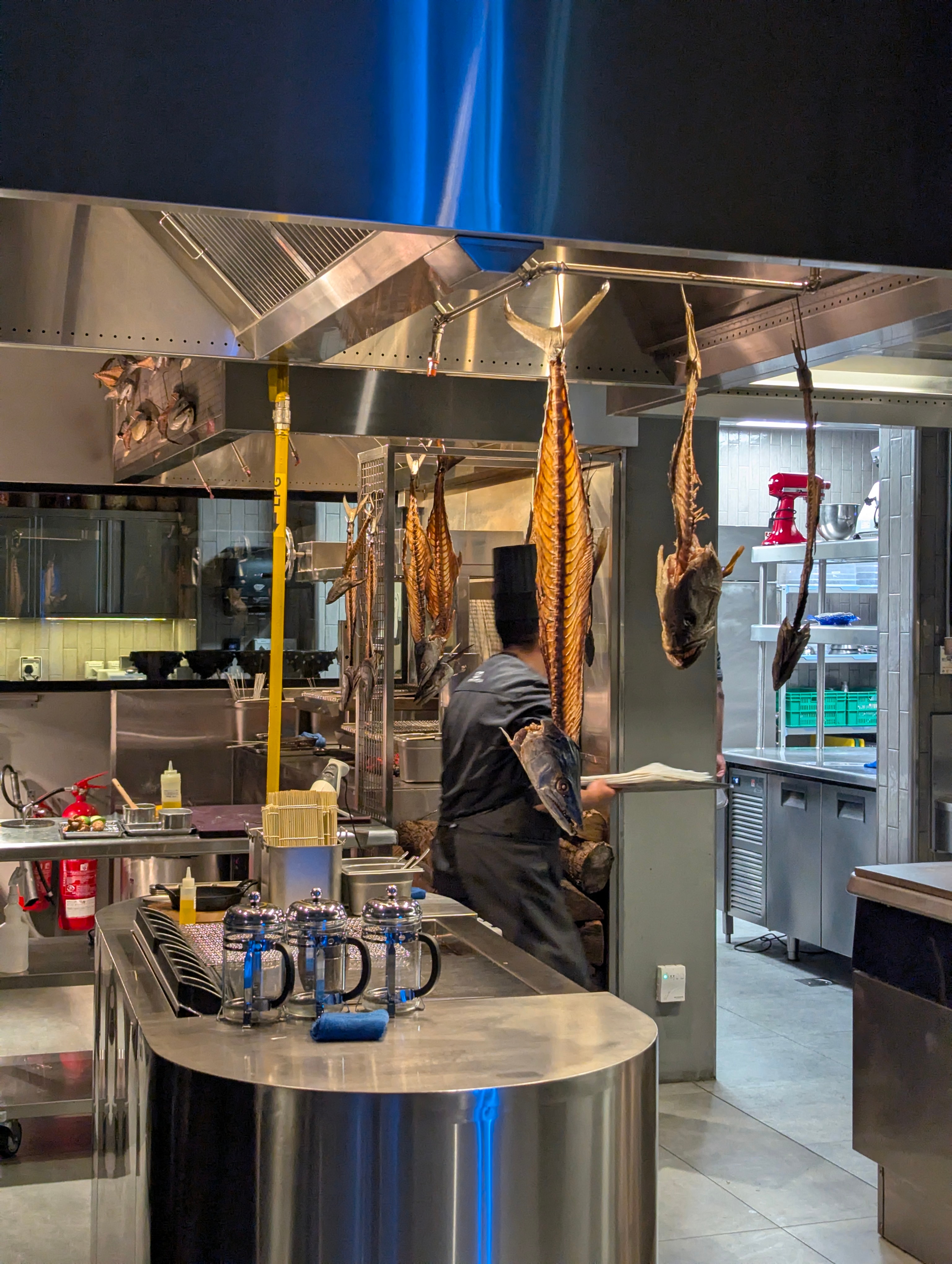 The Kraken kitchen decor isnt for the faint-hearted. Photo: Author