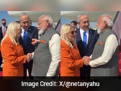 Watch: Netanyahu Points 'Saffron' Connect Between PM Modi And Wife Sara
