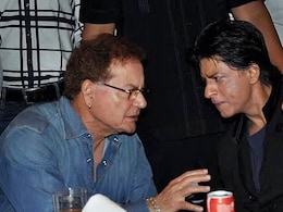 Shah Rukh Khan Visits Salim Khan At Lilavati Hospital In Mumbai