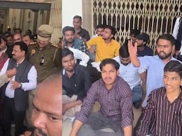 लखनऊ यूनिवर्सिटी में 'नमाज' पर संग्राम, छात्रों के दो गुट आए आमने-सामने, कैंपस में भारी तनाव और नारेबाजी