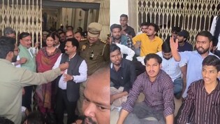 लखनऊ यूनिवर्सिटी में 'नमाज' पर संग्राम, छात्रों के दो गुट आए आमने-सामने, कैंपस में भारी तनाव और नारेबाजी