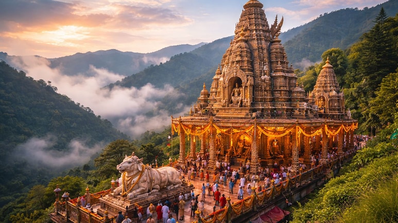 हिमाचल में 122 फीट पर बादलों के बीच बना सबसे ऊंचा शिव मंदिर, दीवारों से आती है डमरू की आवाज!