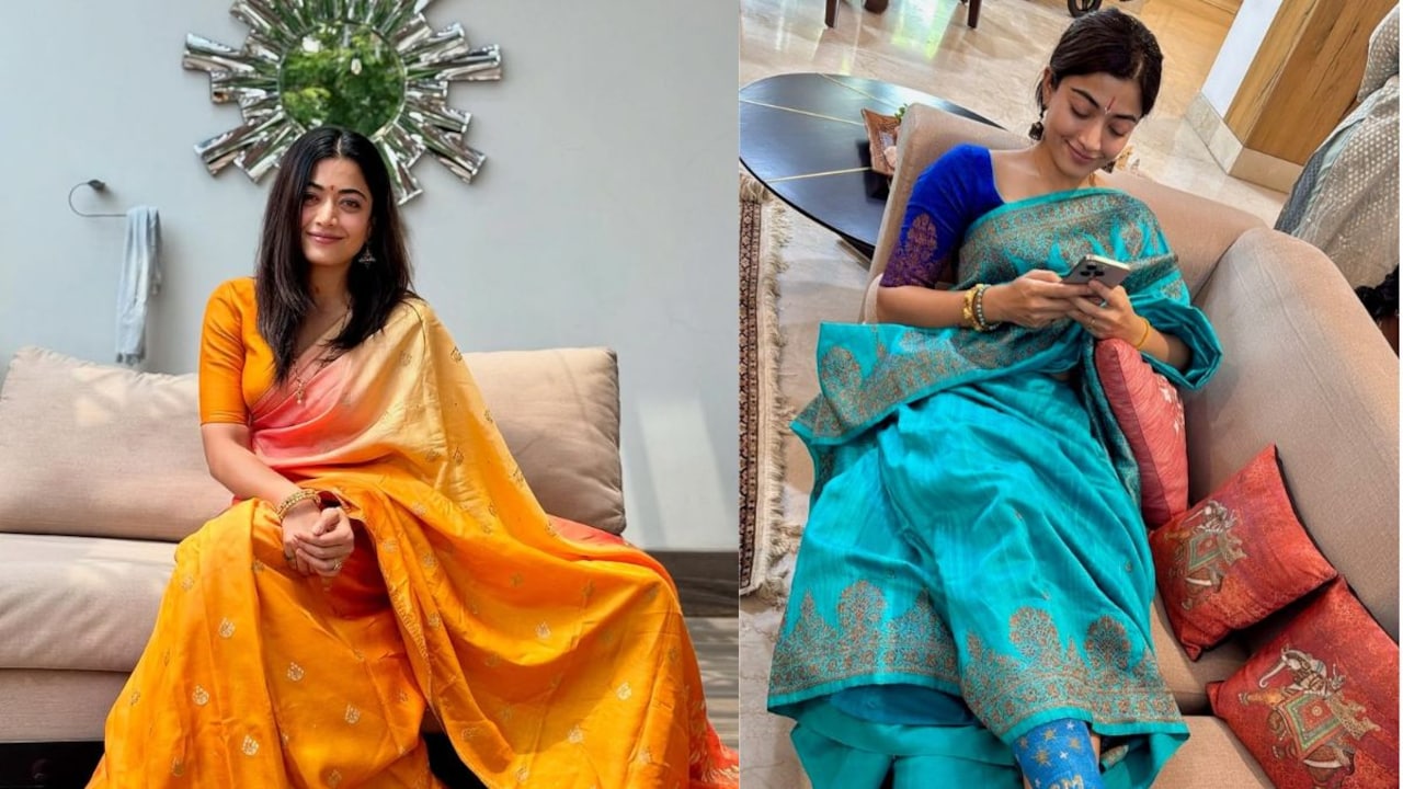 Which Rashmika Mandanna Look Suits You Saree Or Lehenga