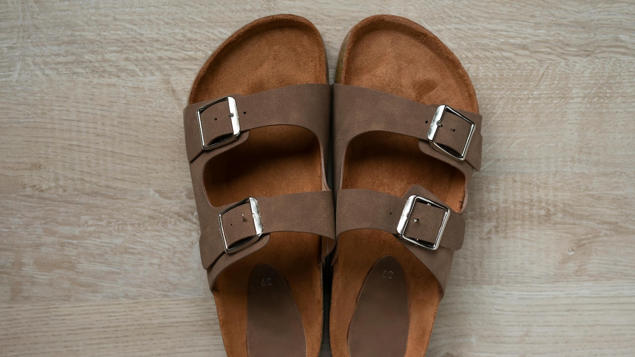 The sandal design may not be the best fit for your walking style