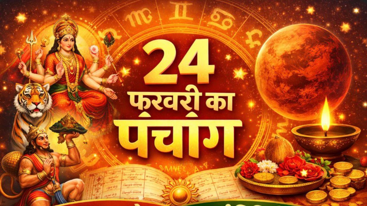 24 फरवरी का पंचांग: मंगलवार को त्रिपुष्कर-सर्वार्थ सिद्धि का दुर्लभ संयोग, यहां देखें शुभ-अशुभ समय