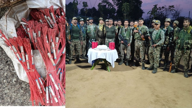 बिहार में बारूद का बड़ा जखीरा मिला, नक्सलियों की तबाही मचाने की बड़ी साजिश हुई नाकाम