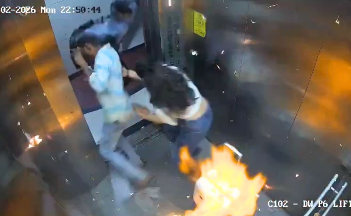 Video: Cluster Of Gas-Filled Balloons Explodes In Mumbai Lift, 3 Injured