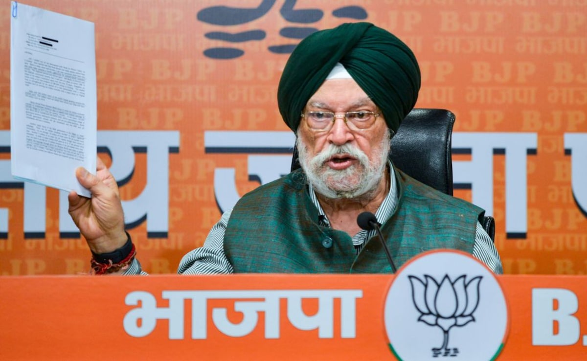 "I Didn't Seek Meetings": Hardeep Puri To NDTV On "Epstein Files" Attack