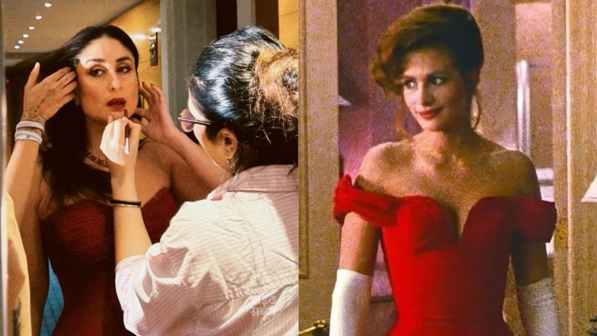 Kareena Kapoor Channels Pretty Woman, Reviving Julia Roberts's Red Gown Look