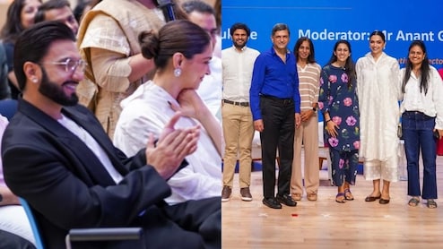 Ranveer Singh And Deepika Padukone Cheer For Prakash Padukone At Mumbai Event In First Appearance Since Extortion Threat