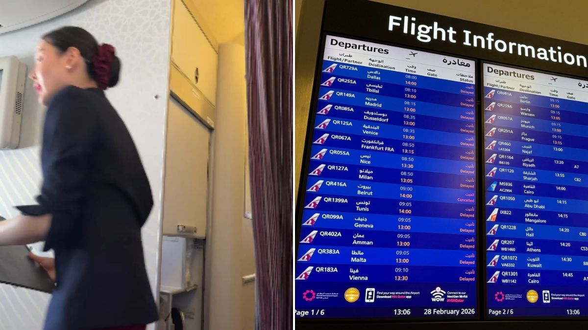 Israel-Iran Conflict Sends Barcelona Flight Back To Qatar, Flyer Posts Video