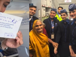 Man Takes Grandmother On Her First Flight. IndiGo Air Hostess' Gesture Wins Hearts