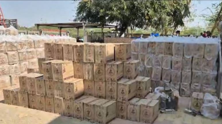 56,000 Liquor Bottles Worth 4 Crores Seized In Dry Gujarat