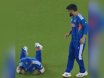 Suryakumar Yadav Fumes At Rinku Singh After Surviving Major Injury Scare Against Netherlands - Video