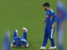 नीदरलैंड्स के खिलाफ मैच में चोटिल होने से बाल-बाल बचे  सूर्यकुमार यादव, रिंकू सिंह पर निकाला 'गुस्सा', देखें वीडियो