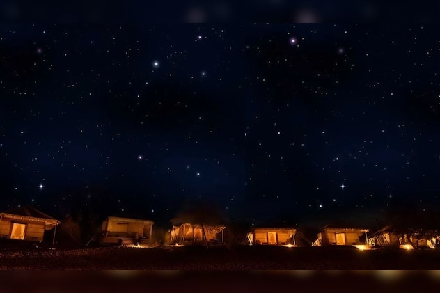 थार के धोरों पर तारों भरी रात