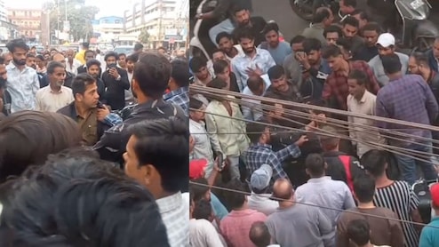 पराई महिला के साथ धूम रहे वर्दीधारी को महिला के पति ने पकड़ा, फिर सड़क पर धून दिया-वायरल वीडियो से मचा हड़कंप