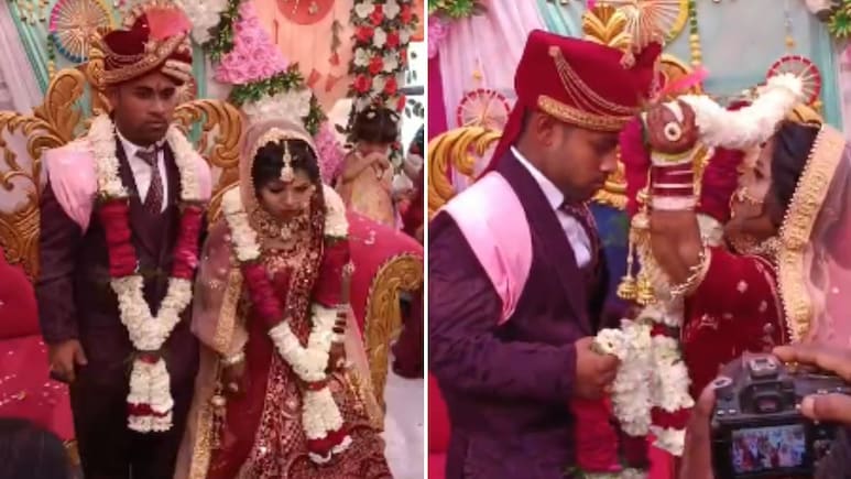 3 फीट का दूल्हा, 2 फीट 7 इंच की दुल्हन... कहां हुई ये अनोखी शादी? वायरल हो रहा है वीडियो