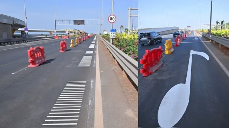 जापान-अमेरिका के बाद अब मुंबई में बनी म्यूजिकल सड़क...टायर की रगड़ से बजेगी 'जय हो' गाने की धुन