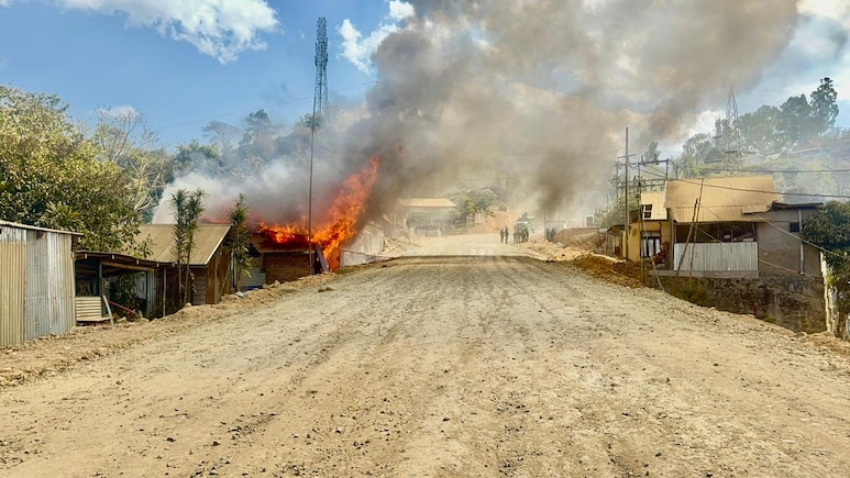 Violence In Manipur Again, Houses Set Ablaze In Litan As Naga, Kukis Clash