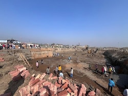 Work Begins On Ex-Trinamool MLA Humayun Kabir's Babri Masjid Replica