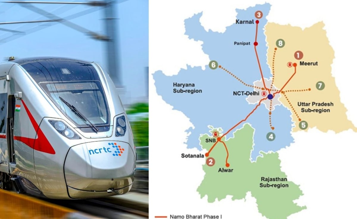 मेरठ, अलवर, पानीपत... दिल्ली NCR में 8 रूट पर दौड़ेगी नमो भारत, 20 बड़े शहरों को जोड़ेगी रैपिड रेल
