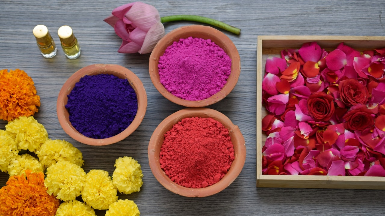 Make Holi 2026 skin-friendly by making herbal colours at home