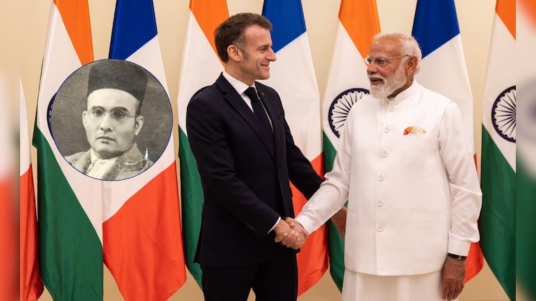 PM मोदी और फ्रांस के राष्ट्रपति इमैनुएल मैक्रों की मुलाकात में क्यों हुआ सावरकर का जिक्र?