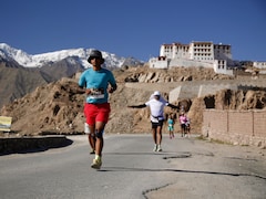 Ladakh Sets Guinness World Record For High Altitude Frozen Lake Half-Marathon