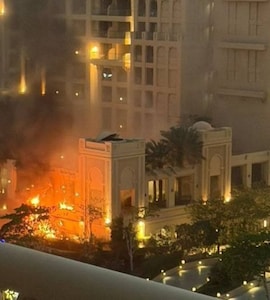 Iran News, Iran Israel News: Explosion At The Palm In Dubai, Smoke Seen  Rising From Building