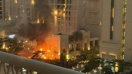 Explosion At The Palm In Dubai, Smoke Seen Rising From Building