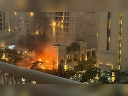 Explosion At The Palm In Dubai, Smoke Seen Rising From Hotel