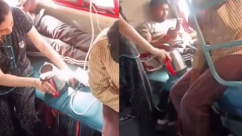 Viral Video Of Woman Using Electric Kettle On Train Sparks Safety Concerns Online